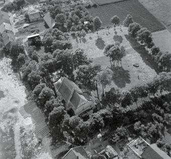 zabudowa miasta. Fragment zabudowy miasta od strony południowej, skan 1