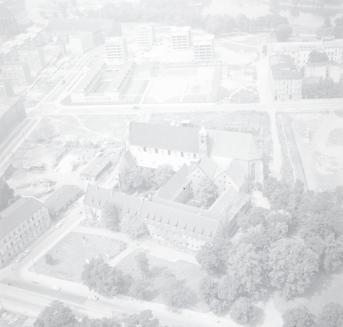 kościół i klasztor Bernardynów. Widok ogólny zespołu od strony południowo-wschodniej, skan 1