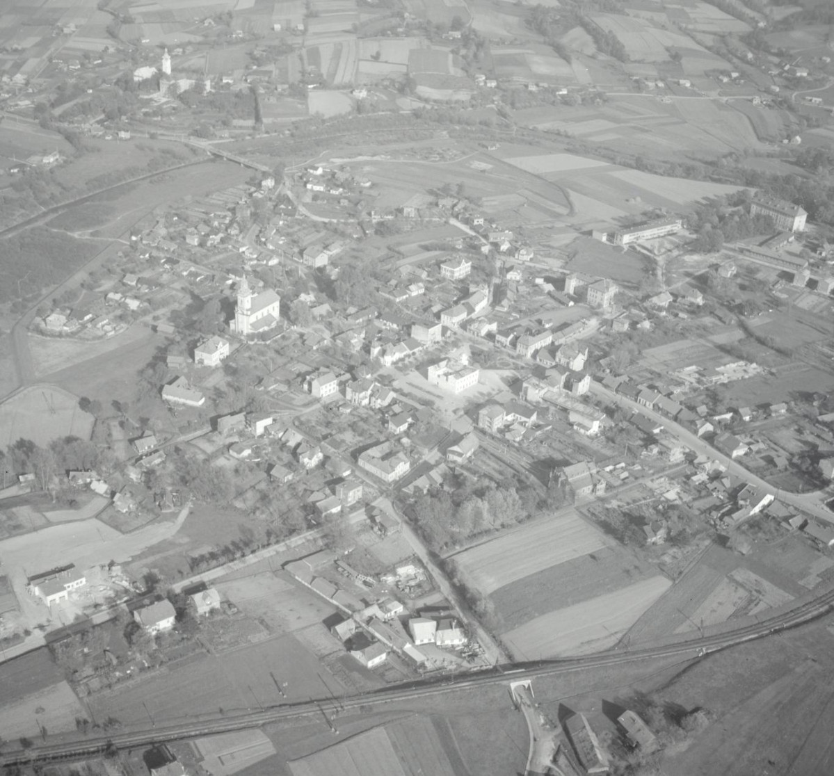 Widok ogólny, układ miasta., skan 1