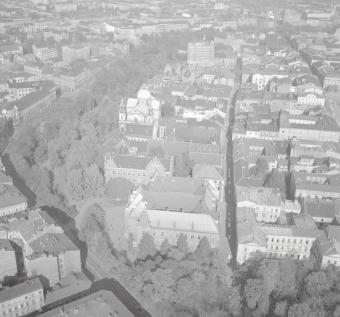 Zabudowa miasta między  ul. Podwale a ul. Basztową od strony południowej , skan 1