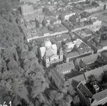 Zabudowa Starego Miasta między  Collegium Nowodworskiego a Placem Szczepańskim i Rynkiem Głównym, skan 1