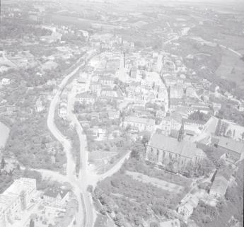 układ urbanistyczny. Widok ogólny układu miasta od strony południowej, skan 1
