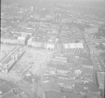 Fragment zabudowy między  Rynkiem Głównym a Małym Rynkiem od strony południowej , skan 1