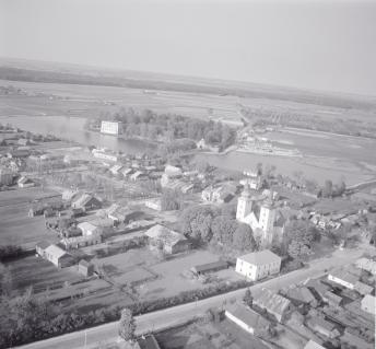 układ przestrzenny. Widok ogólny od strony  zachodniej, skan 1
