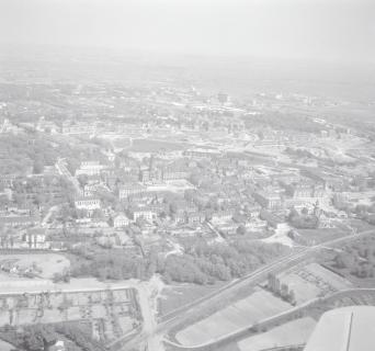 układ przestrzenny. Widok ogólny od strony zachodniej, skan 1