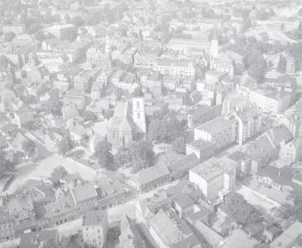 układ urbanistyczny. Widok ogólny miasta od strony wschodniej, skan 1