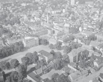 układ urbanistyczny. Widok ogólny miasta od strony wschodniej, skan 1