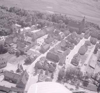 układ przestrzenny. Widok ogólny układu miasta od strony północnej, skan 1