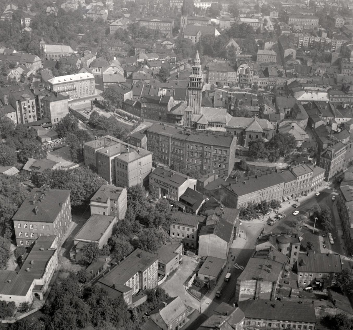 Fragment Starego Miasta od strony południowo - zachodniej, skan 1