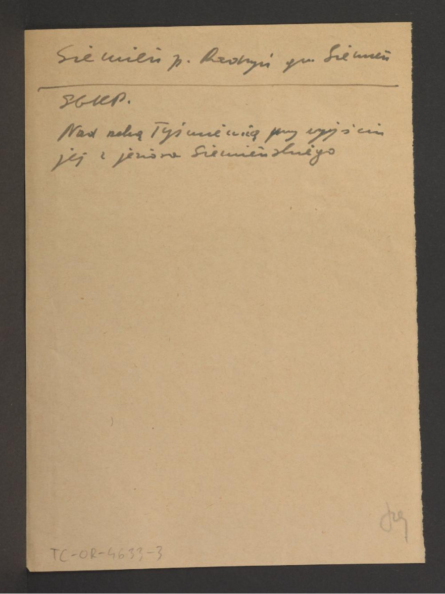odsyłacz do Słownik Geograficzny Królestwa Polskiego  t. X, s. 544 wzmiankujący usytuowanie miejscowej posesji , skan 1