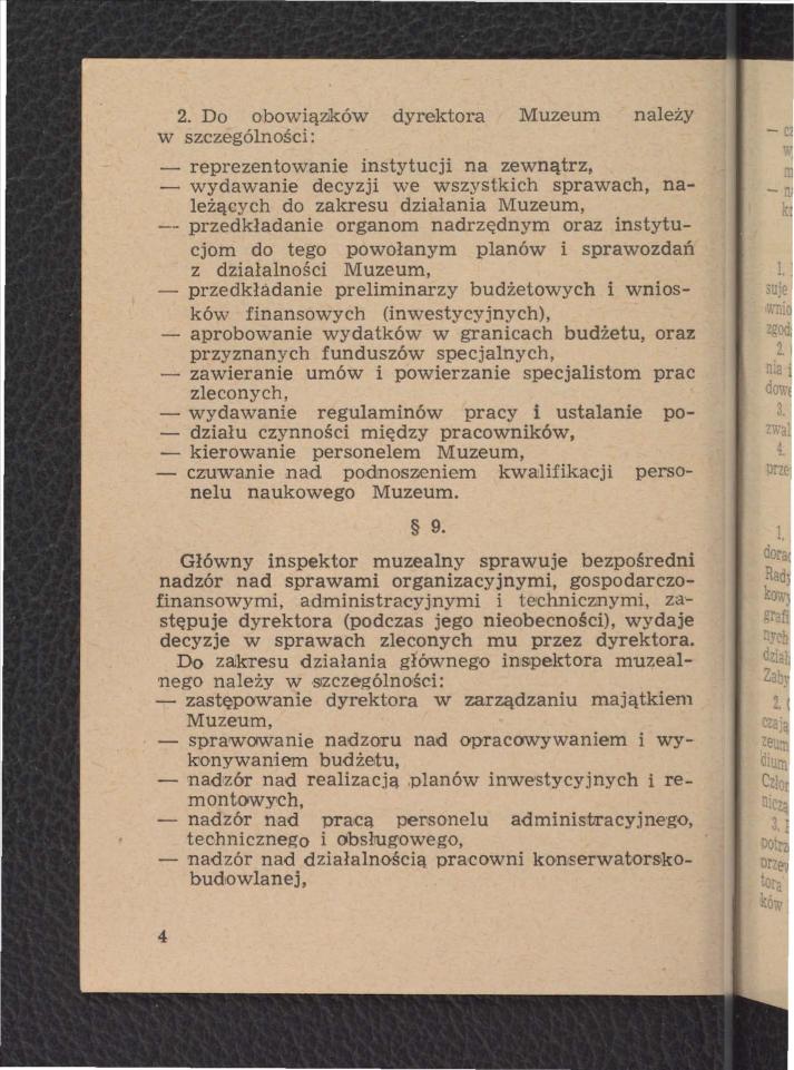 2 egzemplarze Statutu Muzeum Budownictwa Ludowego w Sanoku; po osiem kart , skan 4