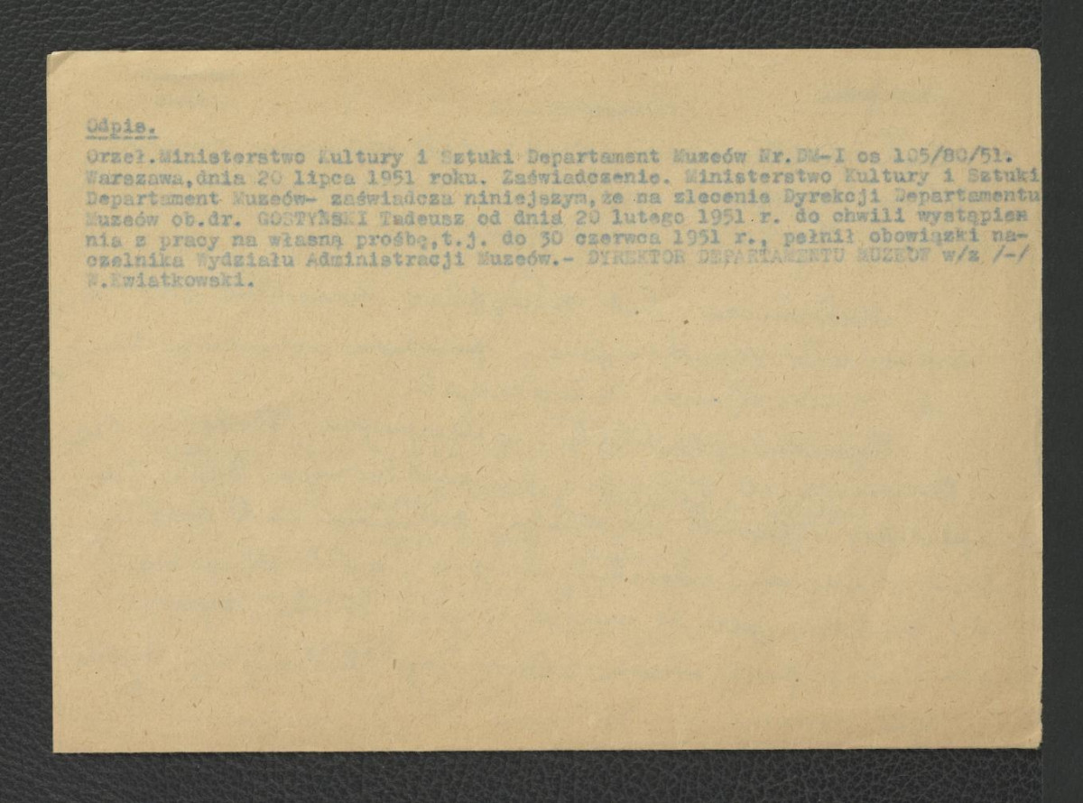 wzmianka o Tadeuszu Gostyńskim, skan 2