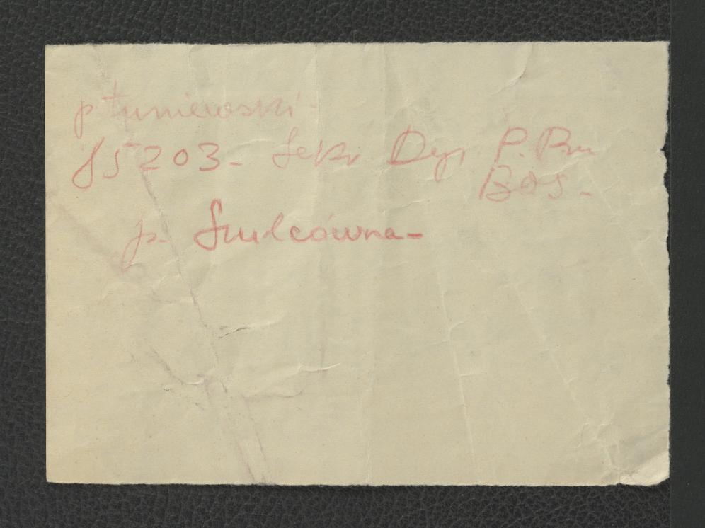 notatka z 4 grudnia (prawdopodobnie) 1946 r. o posiedzeniu zarządu miejskiego w dniu następnym w sprawie miejscowego ogrodu , skan 2