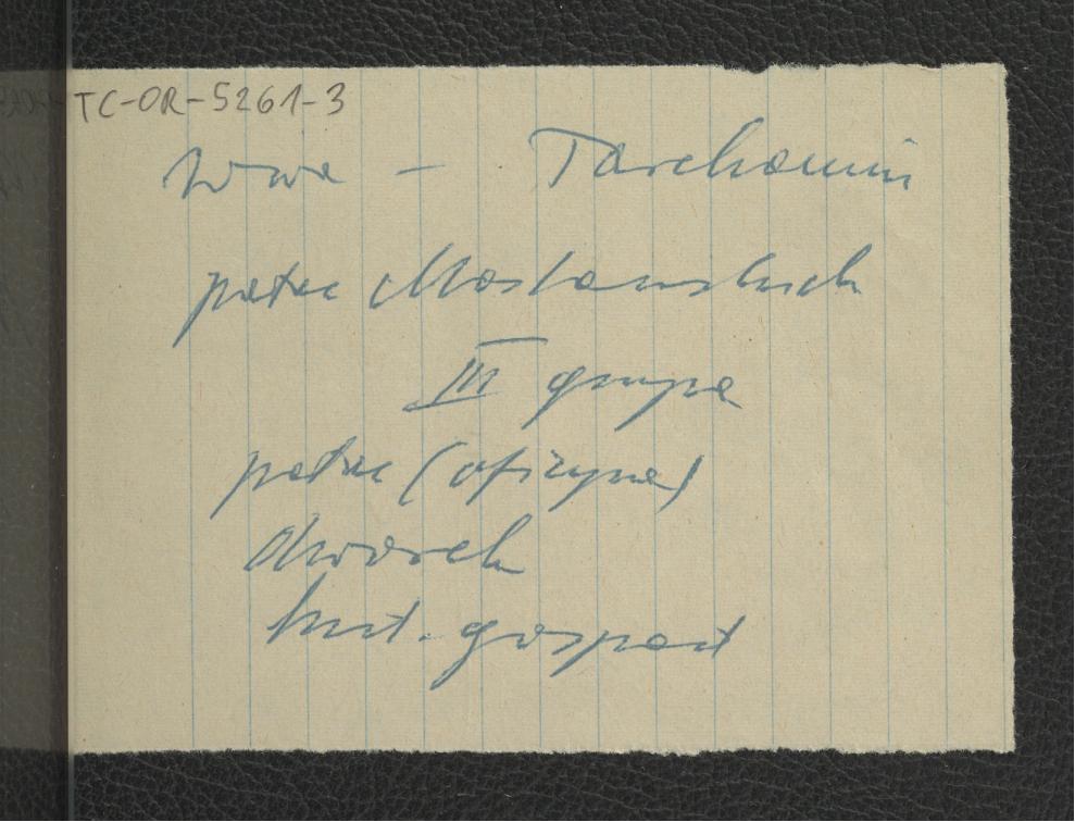 notatka wzmiankująca miejscowy pałac do Mostowskich, dworek oraz budynki gospodarcze, skan 1