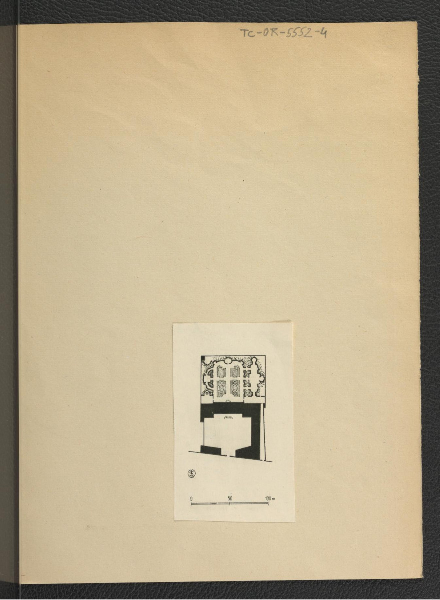 plan ogrodu Branickich z poł. XVIII w. autorstwa S. Miłoszewskiego zamieszczony w Ciołek G., Ogrody polskie, Warszawa 1954, s. 112                                         , skan 1