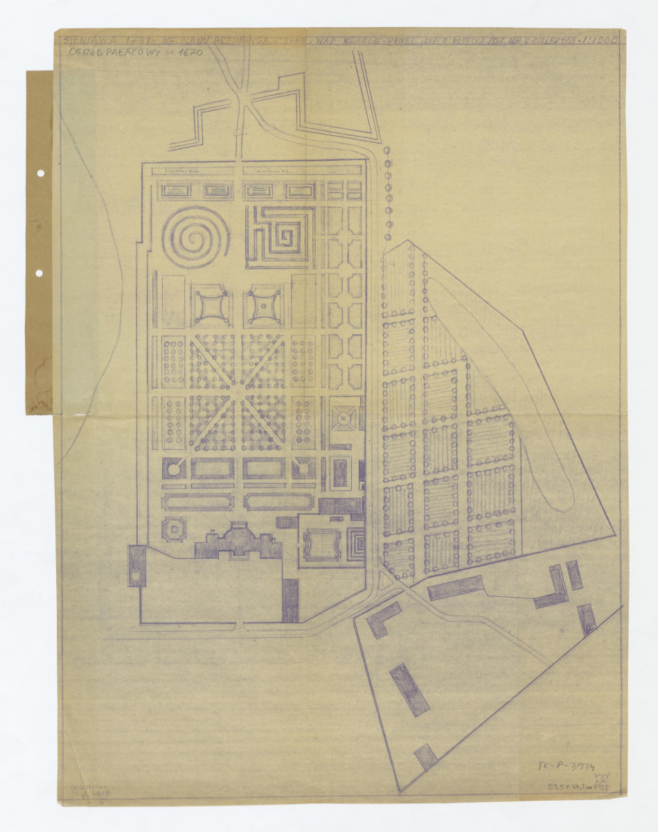 według planu Breuninga z 1670, skan 1