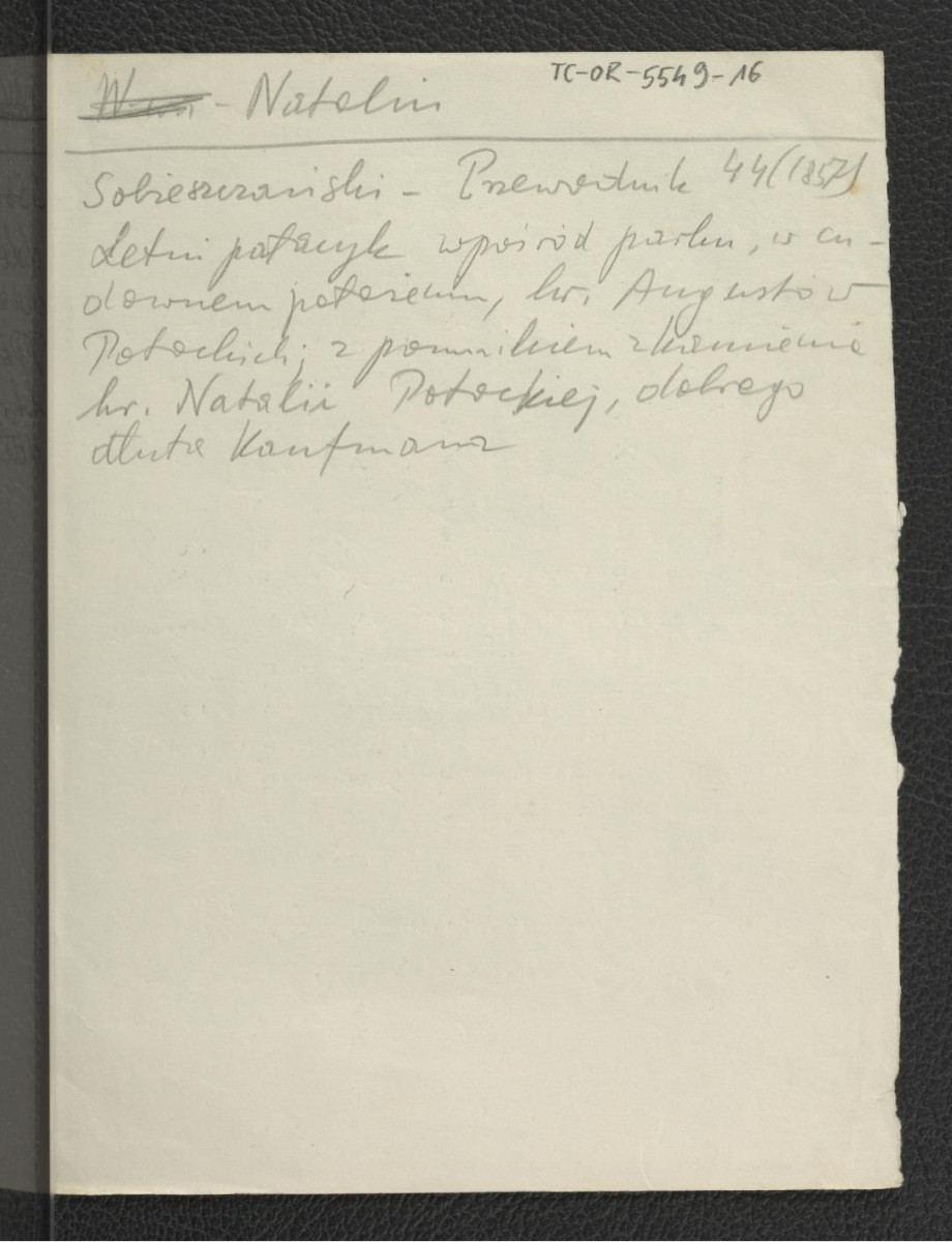 wypis z Sobieszczański F. M., Wycieczka archeologiczna w niektóre strony guberni radomskiej odbyta w miesiącu wrześniu, Warszawa 1852, s. 44, skan 1