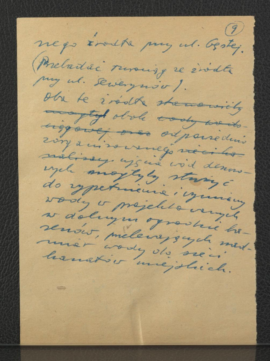 notatki dotyczące kosztorysu przedsięwzięcia związanego z renowacją ogrodu Pałacu Kazimierzowskiego; czternaście kart , skan 2