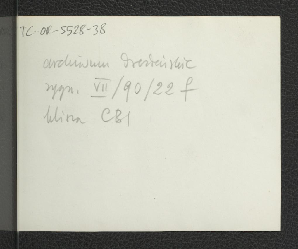 fotografia czarno-biała przedstawiająca projekt budowy koszar przy Pałacu Kazimierzowskim z pierwszej poł. XIII w. plan sytuacyjny/wykonany – ze zbiorów archiwum w Dreźnie; 1950 r., skan 4