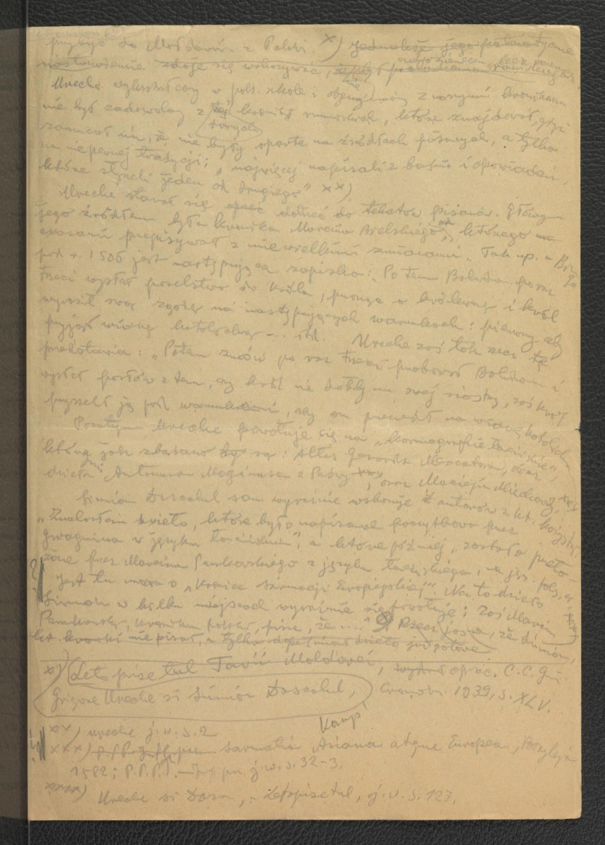wypis z Jarzębski A., Gościniec albo opisanie Warszawy 1643, oprac. Kransham A., J. Chrzanowski, W. Koratyński, Warszawa 1909, s. 77-81 zawierający tekst rymowany dotyczący miejscowej posesji; dwie karty , skan 2