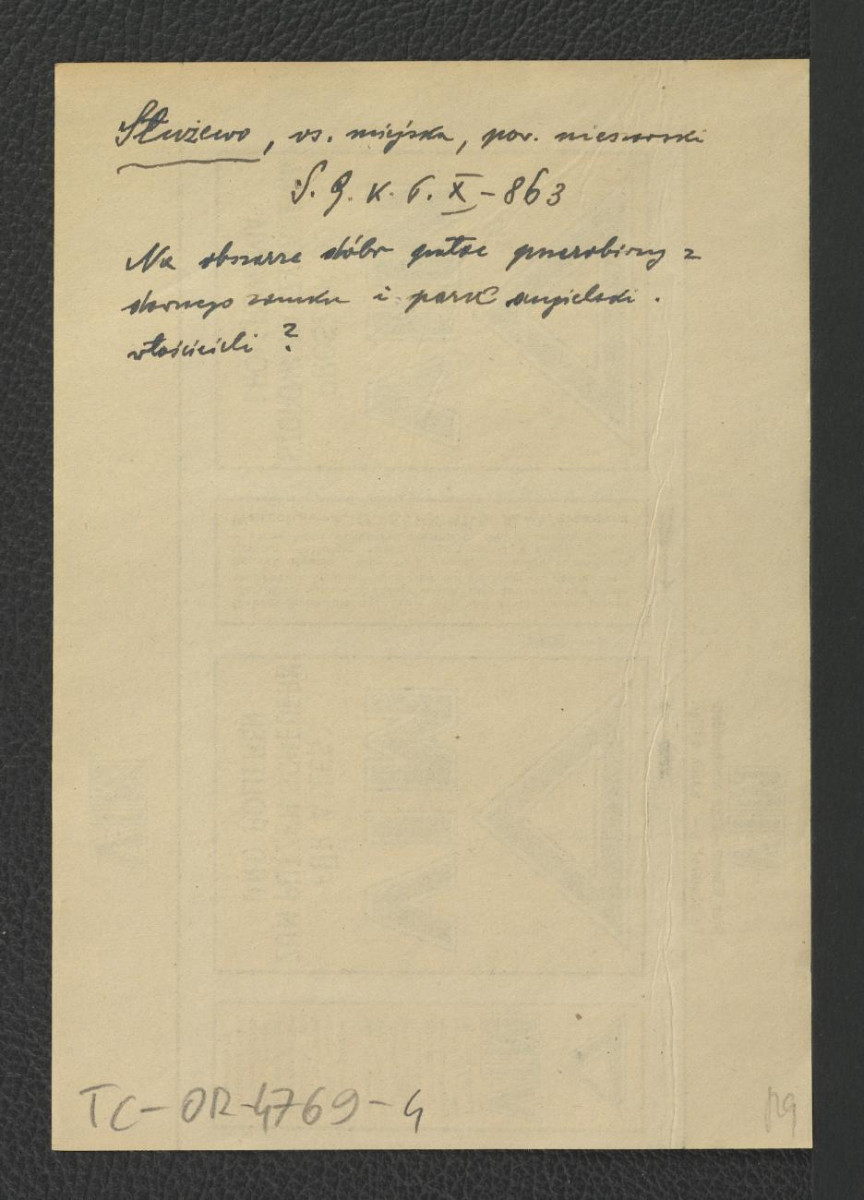odsyłacz do Słownik Geograficzny Królestwa Polskiego t. X, s. 863 wzmiankujący miejscowy pałac przebudowany z dawnego zamku , skan 1