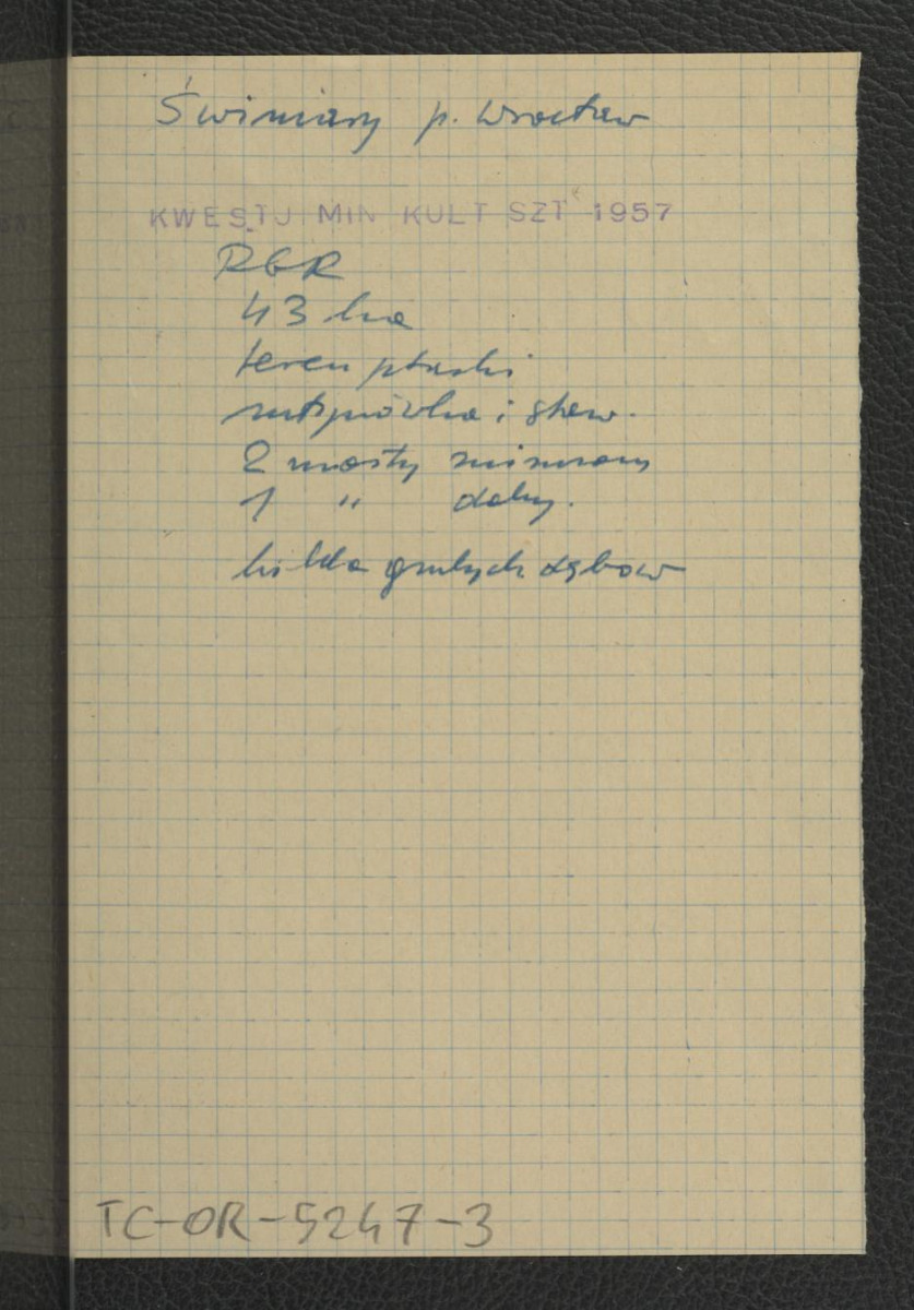 wypis z Kwestionariusz Ministerstwa Kultury i Sztuki  z 1957 r.        , skan 1