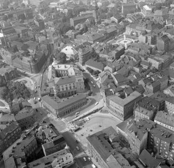 układ urbanistyczny miasta widok od wsch., skan 1