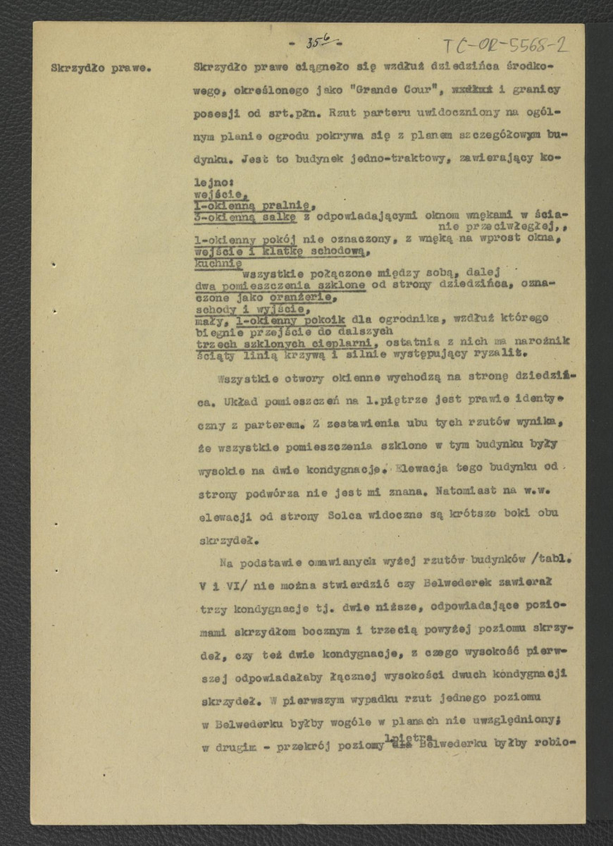 fragment pracy Tomicka W., Ogrody księcia Podkomorzego Kazimierza Poniatowskiego  w Warszawie w: „Ochrona Zabytków” nr 6/4 (23) 228-239 (1953) dotyczący Solca                     , skan 11