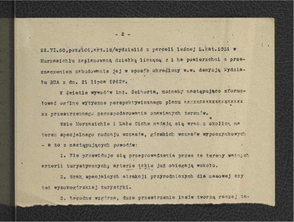 fragment notatki dotyczący miejscowego ogrodu , skan 2