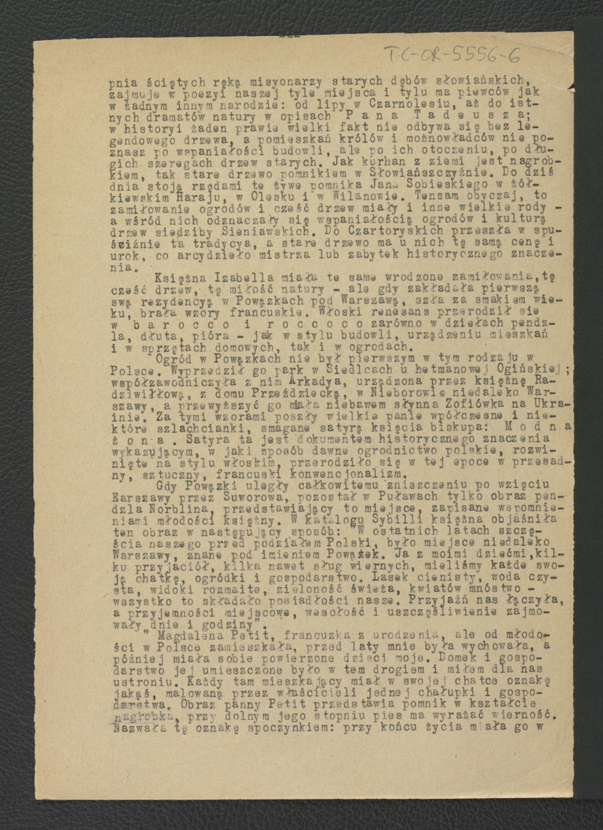 tekst Dębicki L., Powązki i Puławy 1786-1794 w: „Przewonik Naukowy i Literacki”, Lwów 1886 , skan 3