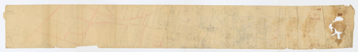 plan Warszawy z XIX w.(w 2 częściach), skan 1