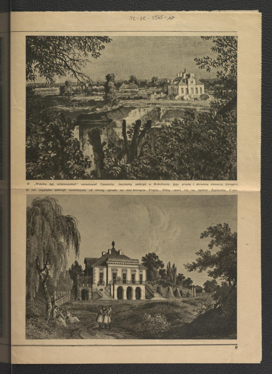 karta z czasopisma „Stolica” nr 29 (343) z 18 lipca 1954 r., skan 1