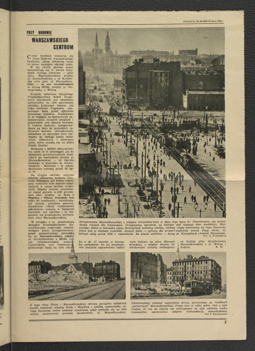 karta z czasopisma „Stolica” nr 29 (343) z 18 lipca 1954 r., skan 3