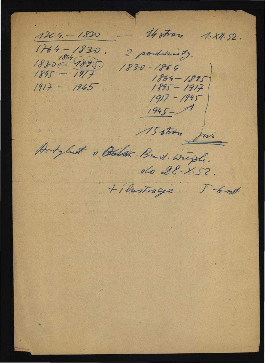 list Zygmunta Nowakowskiego, kierownika Biblioteki w Puławach do G. Ciołka z 15 października 1952 r. zawiadomiający o przybyciu do Warszawy prof. Kazanowskiego oraz propozycja spotkania 21 października tego roku, skan 2