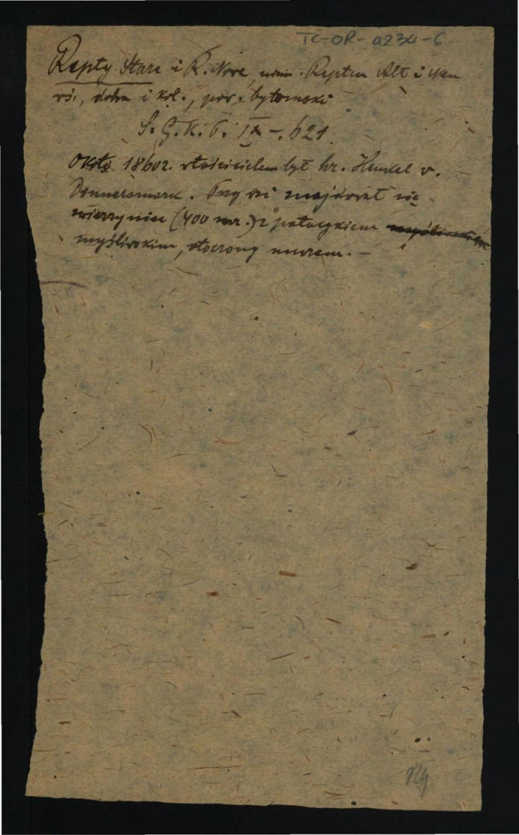wypis z Słownik Geograficzny Królestwa Polskiego   t. IX, s. 621 wzmiankujący przynależność miejscowej posesji ok. 1860 r. do hr. Damnersmak oraz tamtejszy pałacyk myśliwski , skan 1