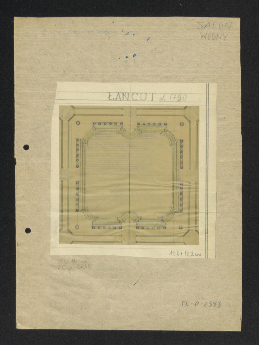 plan sytuacyjny z około 1780 roku, skan 1