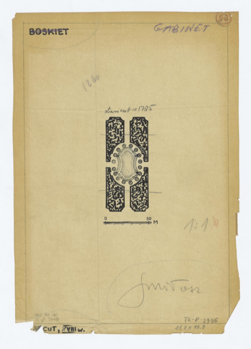 plan sytuacyjny XVIII w., skan 1