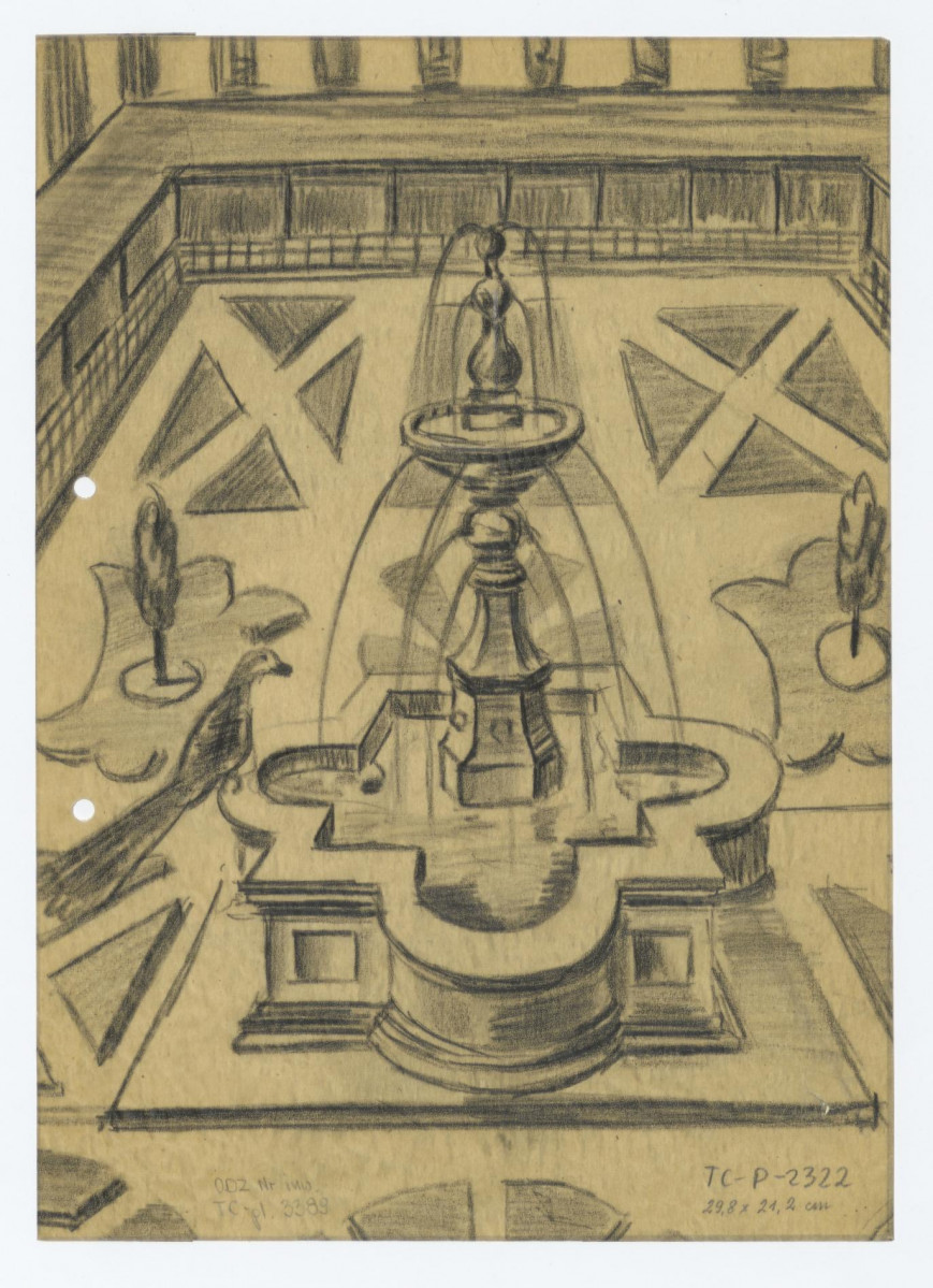 fragment obrazu z klasztoru o.o. Karmelitów, skan 1