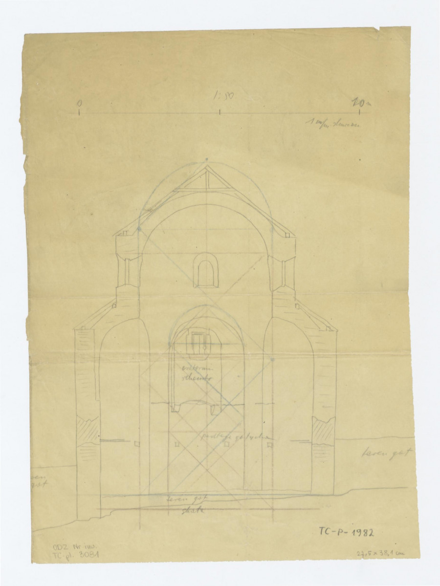 przekrój. Napisy objaśniające, skan 1