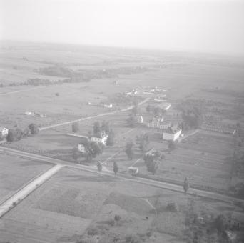 widok ogólny zespołu pałacowego, skan 1