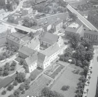 widok zespołu klasztornego od strony płn.-zach., skan 1