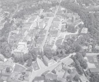układ urbanistyczny miasta od strony płd - zach., skan 1