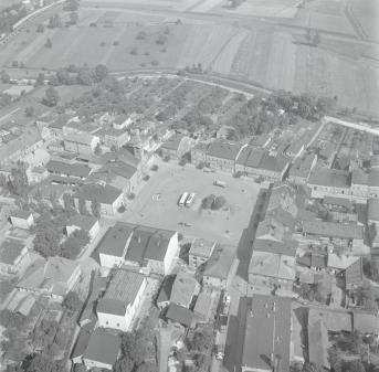 rynek. Widok ogólny od strony płd, skan 1