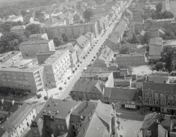 fragment nowego osiedla mieszkaniowego od strony płd., skan 1