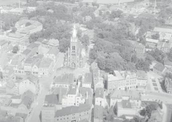 fragment miasta z kościołem parafialnym od strony zach, skan 1
