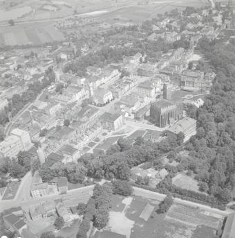układ urbanistyczny miasta od strony płd- zach, skan 1