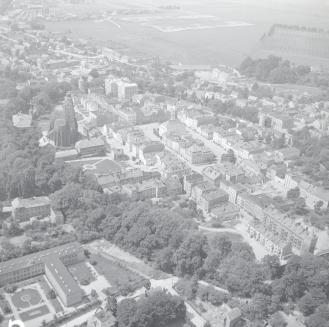 układ urbanistyczny od strony płd - wsch., skan 1