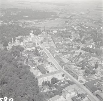 układ urbanistyczny miasta od strony pld, skan 1