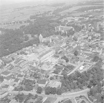 układ urbanistyczny miasta strona płd - zach., skan 1