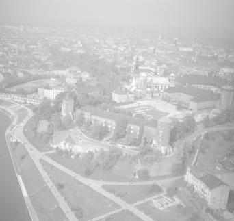 Wawel. Widok ogólny zabudowy wzgórza wawelskiego , skan 1